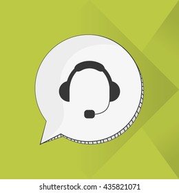 social network design. media icon. Flat illustration, vector graphic