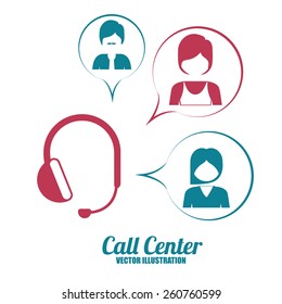 Social Network design over white background, vector illustration