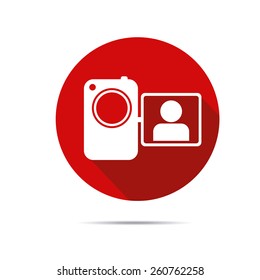 Social Network design over white background, vector illustration