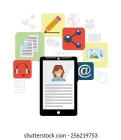 social network design, vector illustration eps10 graphic 