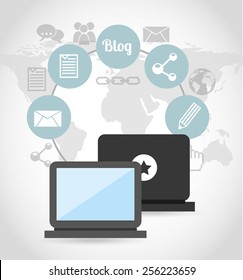 social network design, vector illustration eps10 graphic 