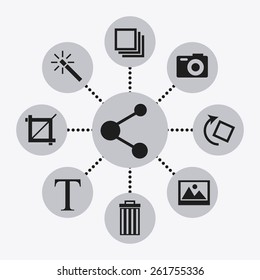 social network design, vector illustration eps10 graphic 