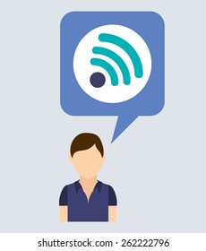 social network design, vector illustration eps10 graphic 