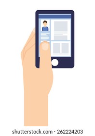 social network design, vector illustration eps10 graphic 
