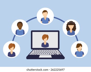 social network design, vector illustration eps10 graphic 