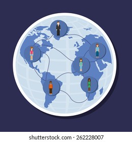 social network design, vector illustration eps10 graphic 