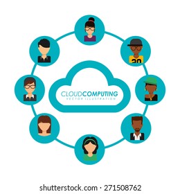 social network design, vector illustration eps10 graphic 