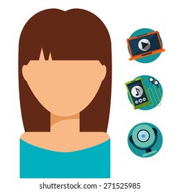 social network design, vector illustration eps10 graphic 