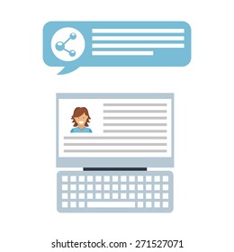 social network design, vector illustration eps10 graphic 