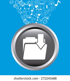 social network design, vector illustration eps10 graphic 