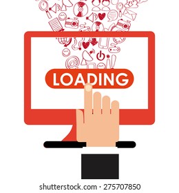 social network design, vector illustration eps10 graphic 