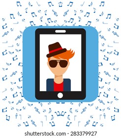 social network design, vector illustration eps10 graphic 