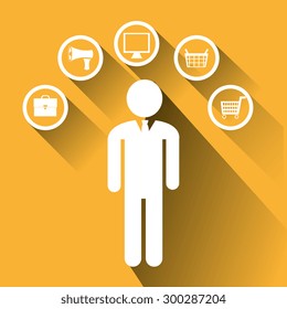 Social network design, vector illustration eps 10.