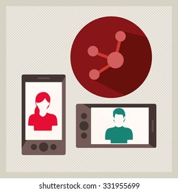 social network design, vector illustration eps10 graphic 