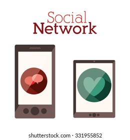 social network design, vector illustration eps10 graphic 