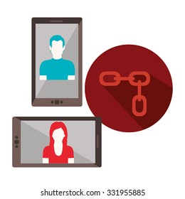 social network design, vector illustration eps10 graphic 