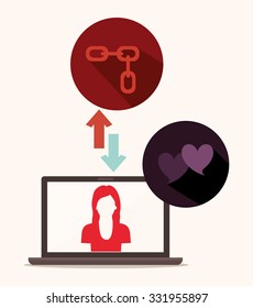 social network design, vector illustration eps10 graphic 