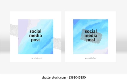 social network elegant post template