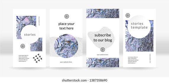 social network elegant stories template