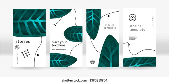 social network elegant stories template