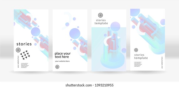 social network elegant stories template