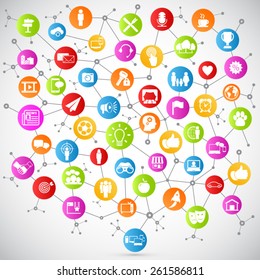 Social network. Eps10 Vector. 