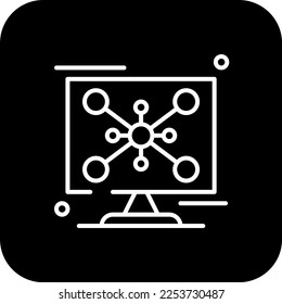 Social Network Feedback icons with black filled line style