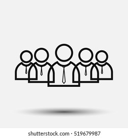 SOCIAL NETWORK FORMAL EDITION ICON. ELEGANT DESIGN AND ILLUSTRATION