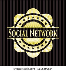 Social Network golden badge