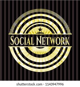 Social Network golden badge