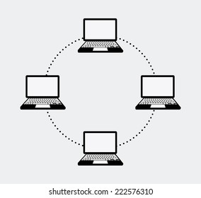 social network graphic design , vector illustration