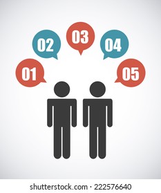 social network graphic design , vector illustration