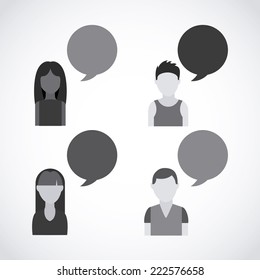 social network graphic design , vector illustration