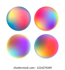Social network highlight stories cover set.