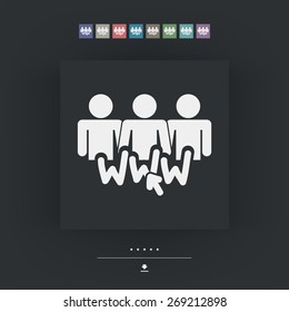 Social network icon