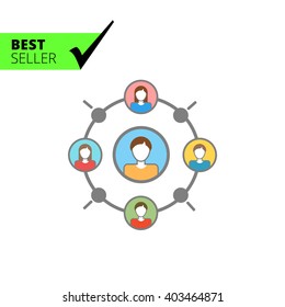 Social network icon