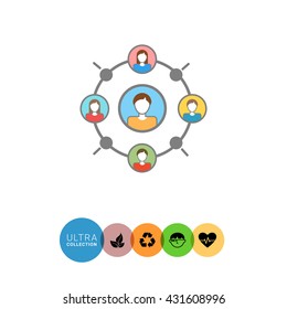 Social network icon