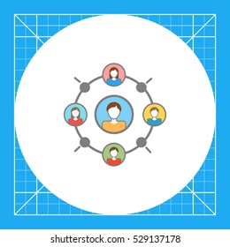 Social network icon