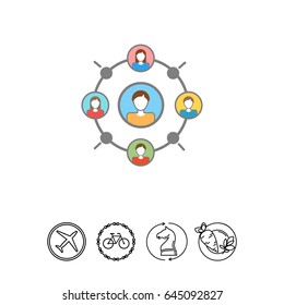 Social network icon