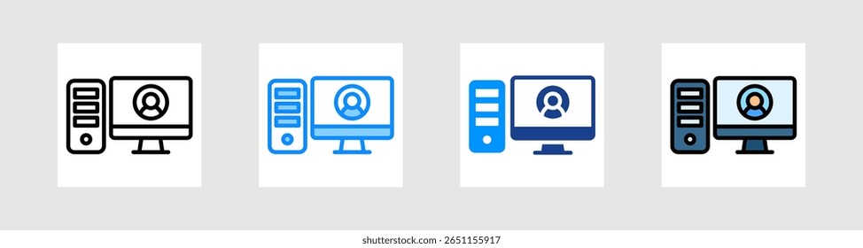 Conjunto de Colección de iconos de redes sociales Estilo múltiple
