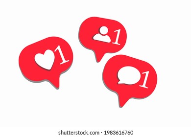 Social network icon. Comment, message icon vector. Social media. Symbols for web site.Computer and mobile vector.