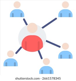 Social Network Icon Element For Design