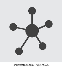 Social network icon pictograph web vector eps illustration picture