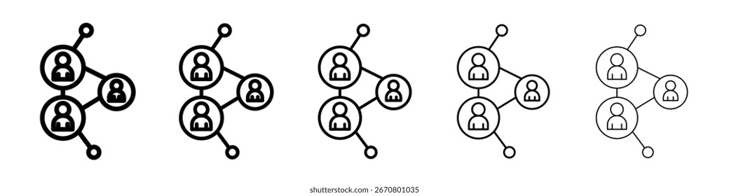 Social network icon Vector Art Illustration