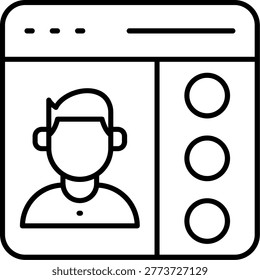 Social Network Icon Vector Element line icon design vector icons
