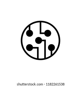 social network icon Vector illustration EPS 10 .