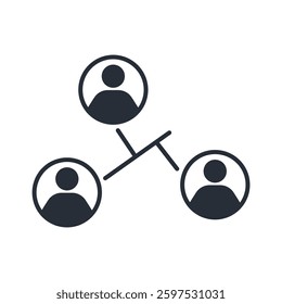 social network icon. vector.Editable stroke.linear style sign for use web design,logo.Symbol illustration.