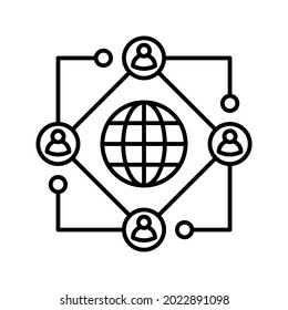 social network icon. work sign. vector illustration