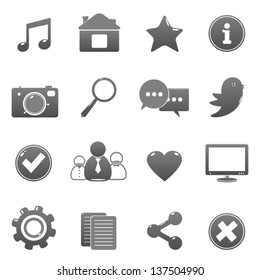 Social network icons