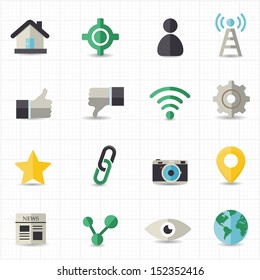 Social network icons
